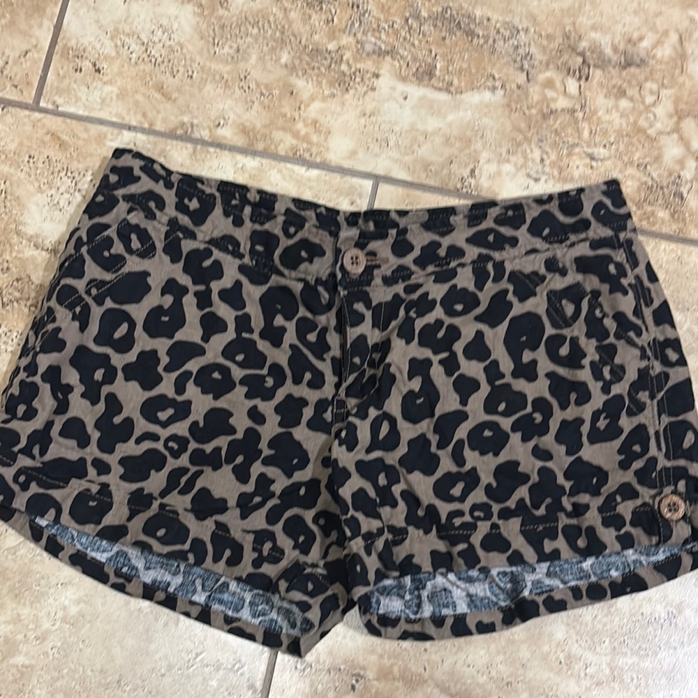 Leopard Print Women's Shorts